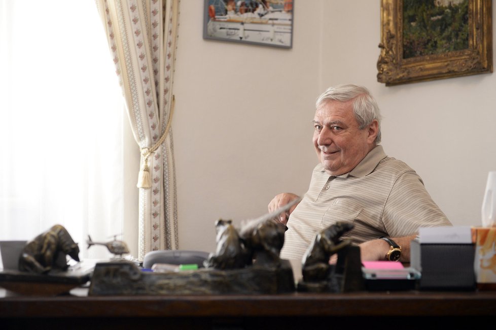 Lobbista Miroslav Šlouf v kanceláři