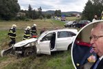 Při autonehodě na Klatovsku měl zemřít exministr Miroslav Toman starší.