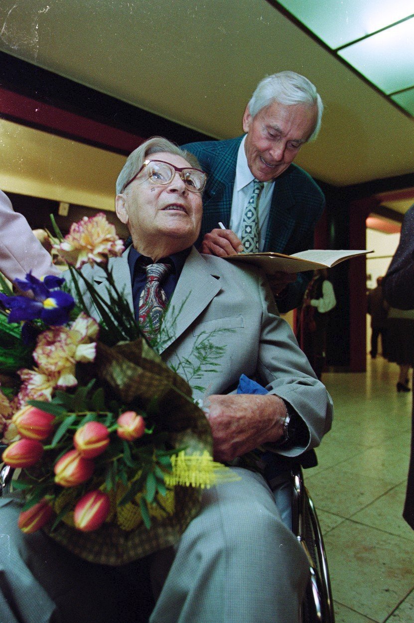 Cestovatelé Miroslav Zikmund a Jiří Hanzelka