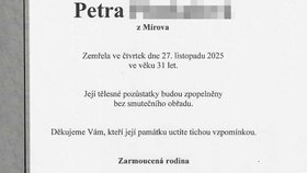 Petru (†31) z Mírova měl ubodat recidivista propuštěný na podmínku!