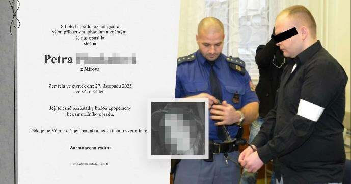 Patrik C. vraždil jen tři týdny po propuštění, obětí se mu stala partnerka Petra