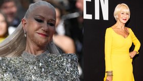 Ona je muž? Helen Mirrenová (76) po pádu na koberec opět šlápla v Cannes vedle!