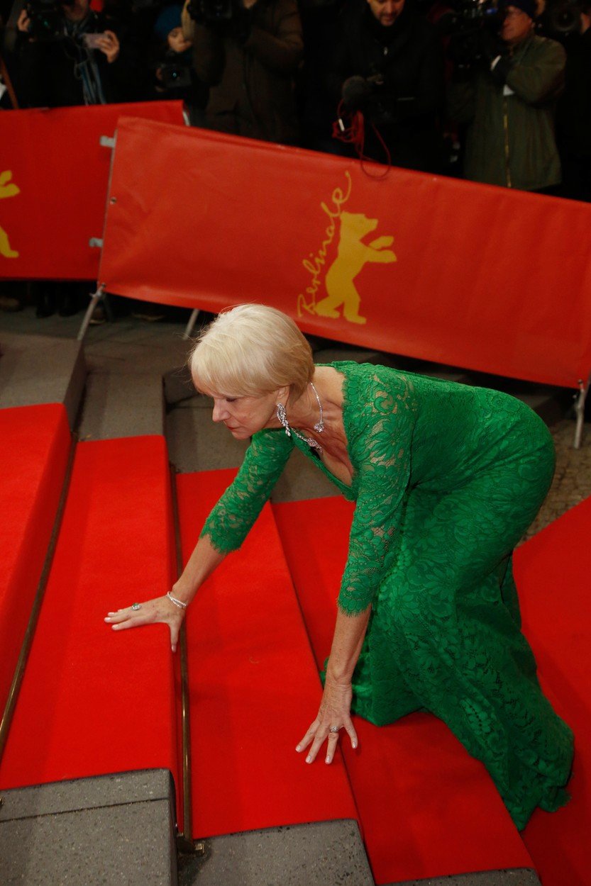 Pád Helen Mirren na Berlinale