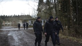 Policisté po oblevě prohledávají lesy na Kralovicku. Hledají pohřešovanou Míšu Muzikářovou