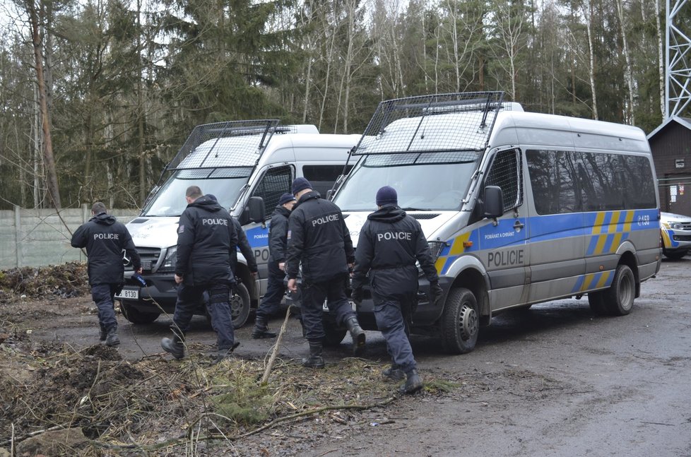 Policisté po oblevě prohledávají lesy na Kralovicku. Hledají pohřešovanou Míšu Muzikářovou.