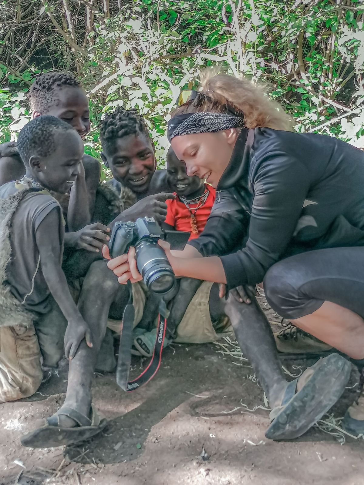 Míša Nosová na Zanzibaru.