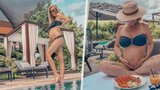 Těhotná Míša Ochotská v plavkách: Krásná i požehnaná