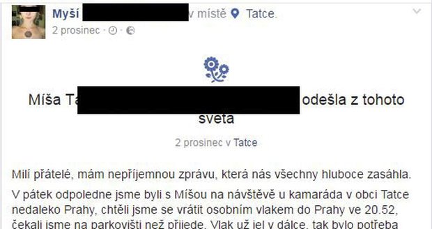 Při rituálu jsem zvracela příšeru a brouky! Míša, která zemřela na přejezdu, s přítelem užívala halucinogeny  