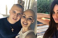 Miss (28) bojuje s rakovinou dělohy: Vypadaly jí vlasy, manžel se kvůli ní také oholil