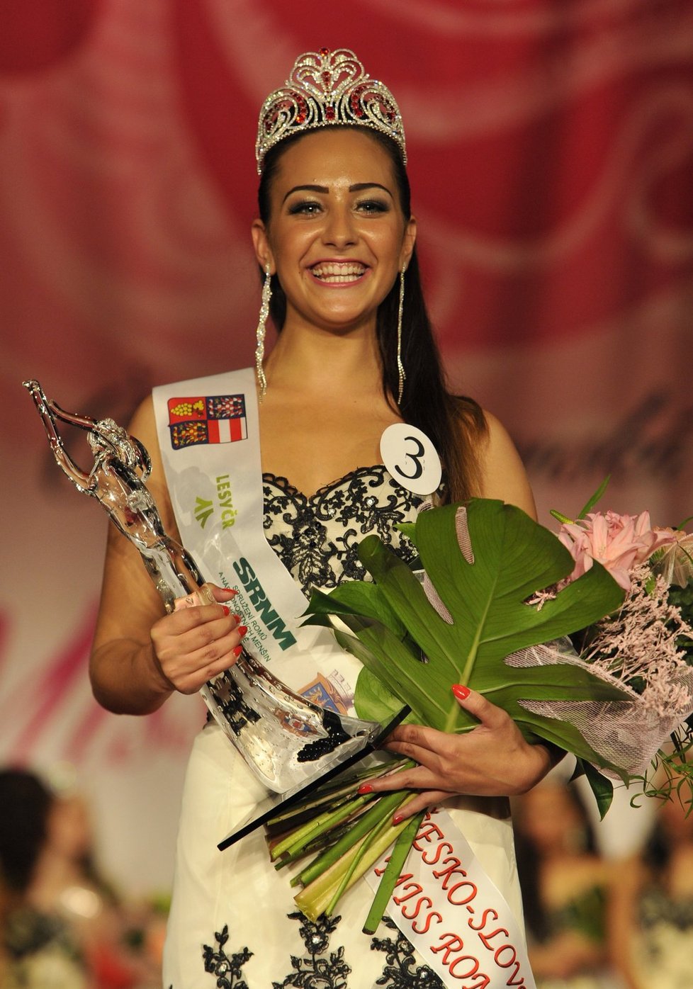 Miss Roma 2015: Vítězka Blanka Bertoková z Bratislavy.