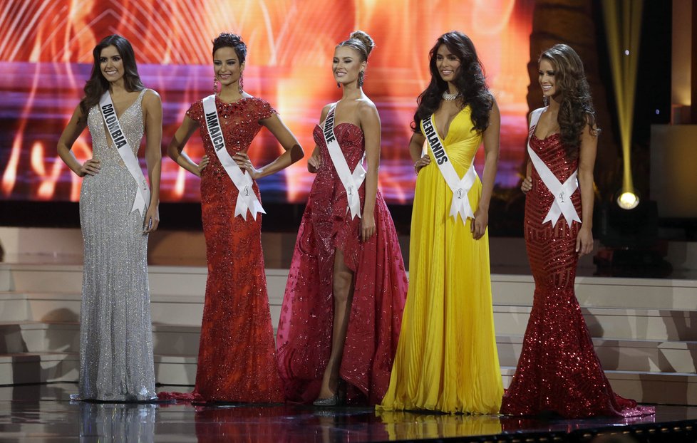 Finále Miss Universe v Miami: Pět nejúspěšnějších. Miss Kolumbie, Jamajky, Ukrajiny, Nizozemska a USA