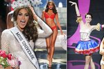Miss Universe vyhrála Gabriela z Venezuely (vlevo). Gabriela z Česka se do finále neprobojovala