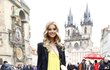 Miss World 2024 Krystyna Pyszková na Staroměstském náměstí v Praze