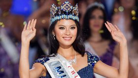 Miss World  2012 Číňanka Yu Wenxia