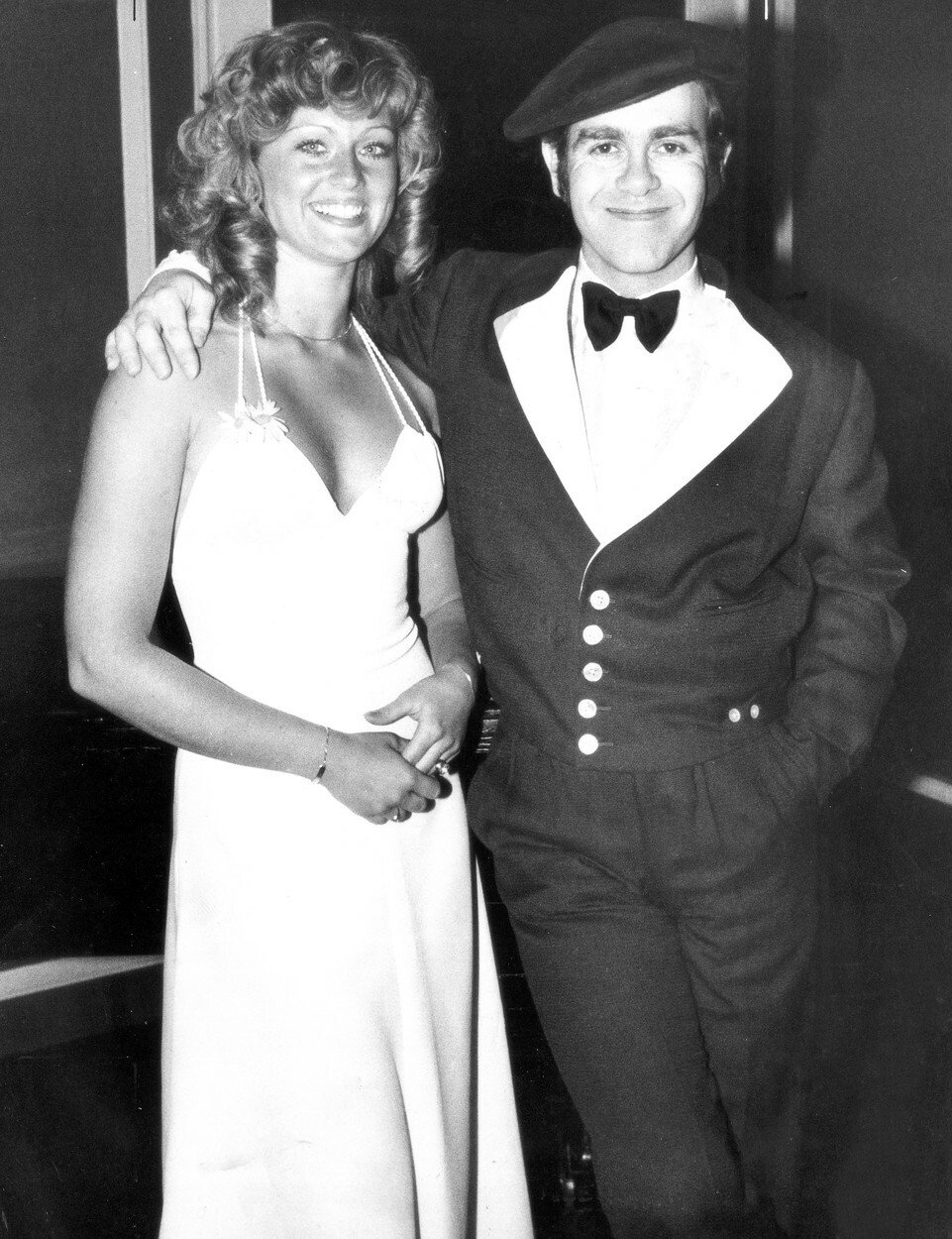 Elton John a Miss World Mary Stavinsová v roce 1978