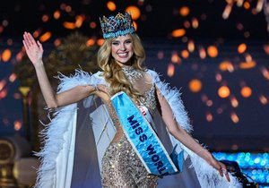 Miss World se stala Češka! Krystyna Pyszková porazila další účastnice ze 111 zemí
