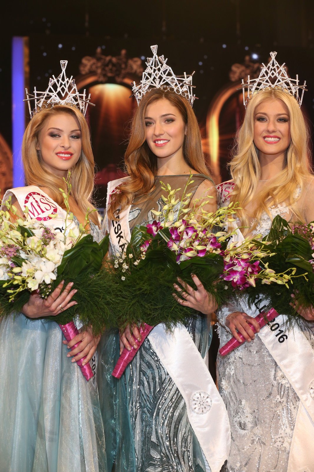 Všechny tři vítězky společně! Kristýna Kubíčková, Andrea Bezděková a Natálie Kotková.