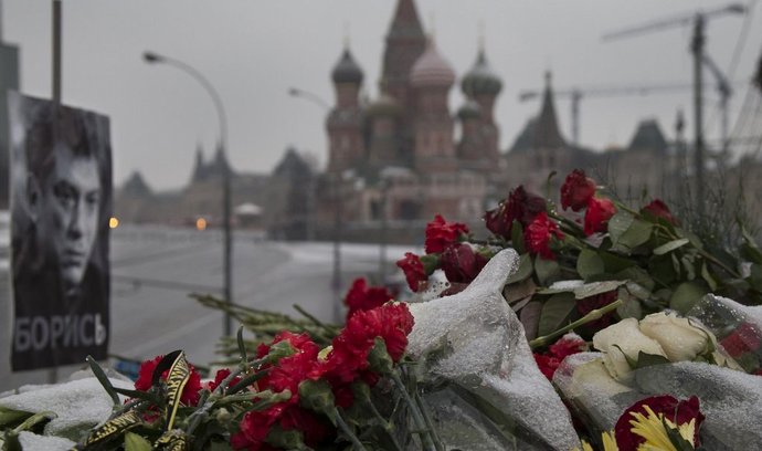 Místo vraždy Borise Němcova