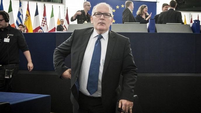 Místopředseda Evropské komise Frans Timmermans