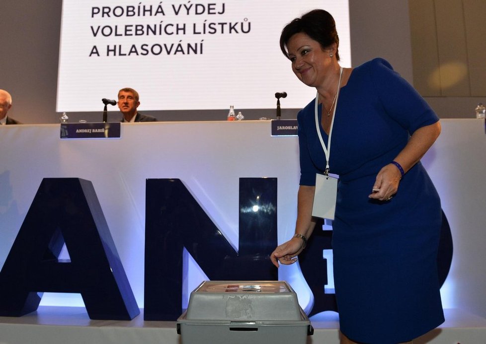 Místopředsedkyně ANO Radmila Kleslová