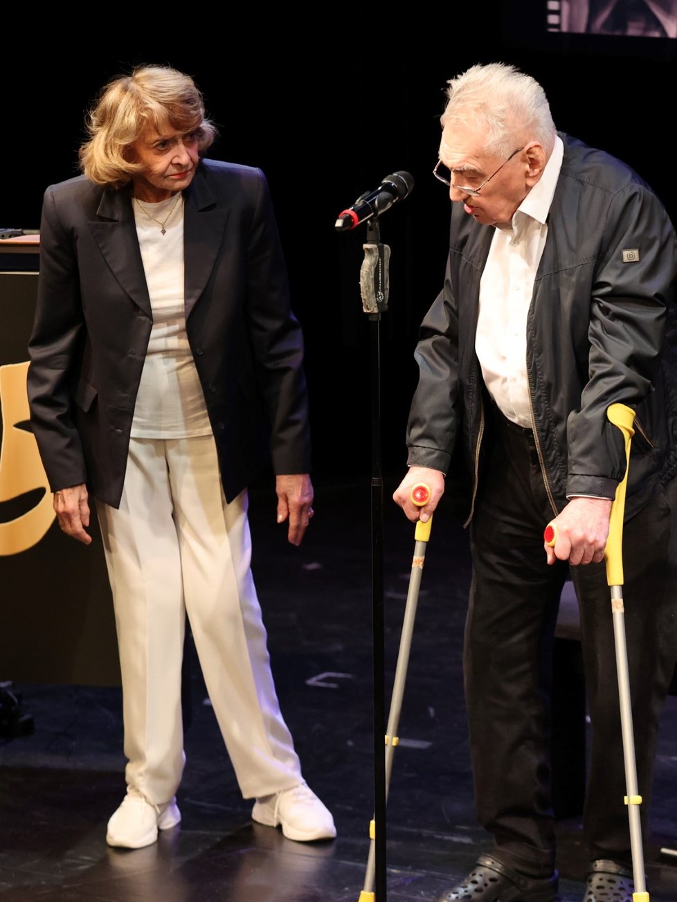 Josef Zíma a Yvetta Simonová získali cenu za celoživotní přínos showbyznysu.