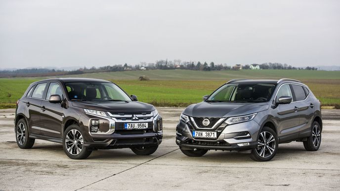 Mitsubishi ASX 2.0 Mivec vs. Nissan Qashqai 1.3 DIG-T Mitsubishi ASX 2.0 Mivec vs. Nissan Qashqai 1.3 DIG-T