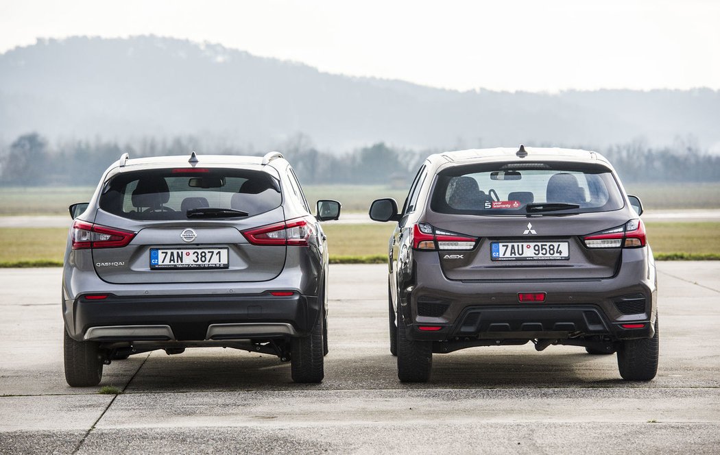 Mitsubishi ASX 2.0 Mivec vs. Nissan Qashqai 1.3 DIG-T