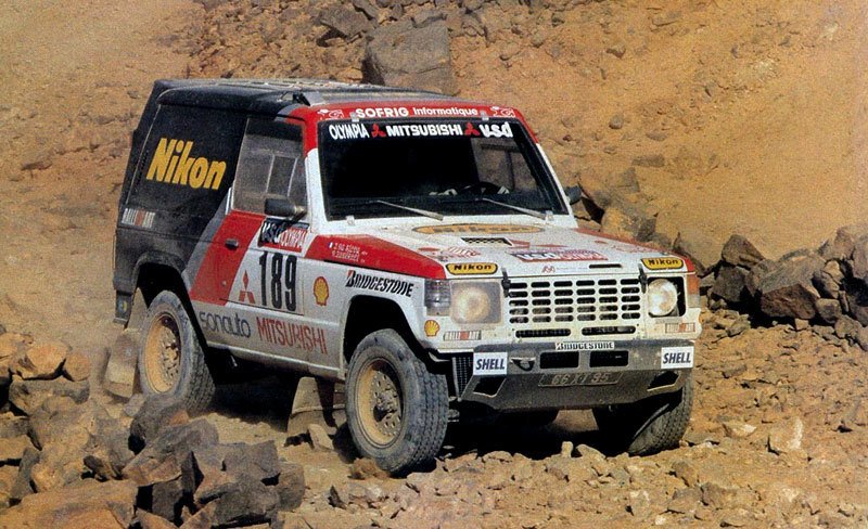 Mitsubishi Pajero Rally Car