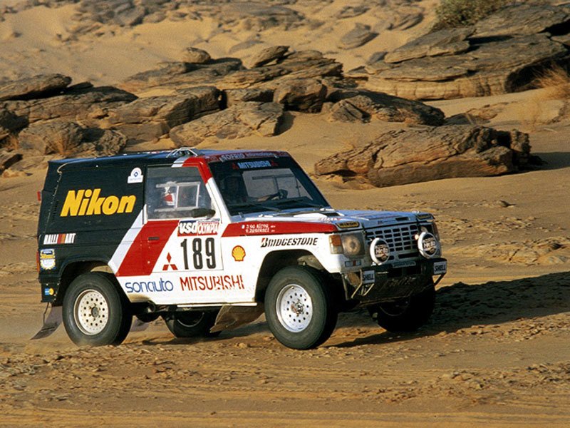 Mitsubishi Pajero Rally Car