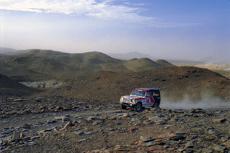Mitsubishi Pajero Rally Car
