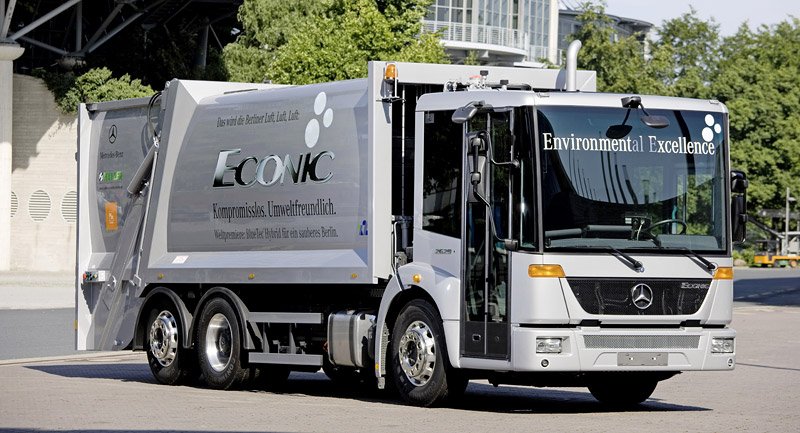 Econic v hybridním provedení používá elektrickou složku od Atega