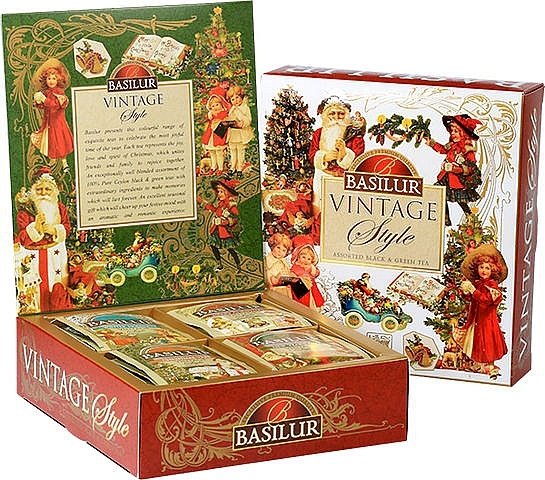 Dárková krabice tří druhů čajů Basilur Vintage Assorted, 169 Kč, koupíte na www.caje-mixtee.cz