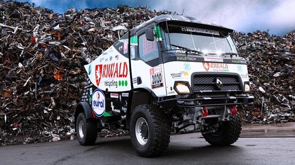 MKR Technology představuje první rallye kamion na světě s hybridním pohonem 