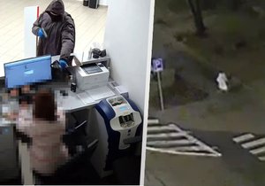 Policisté hledají důležitou svědkyni, kolem které proběhl lupič z banky v Mladé Boleslavi.