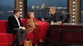 Jiří Pospíšil a Meda Mládková se sešli na červeném gaučíku v talkshow Jana Krause