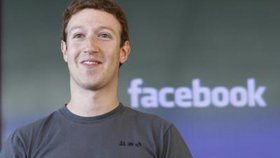 Mladý miliardář a zakladatel sociální sítě Facebook Mark Zuckerberg