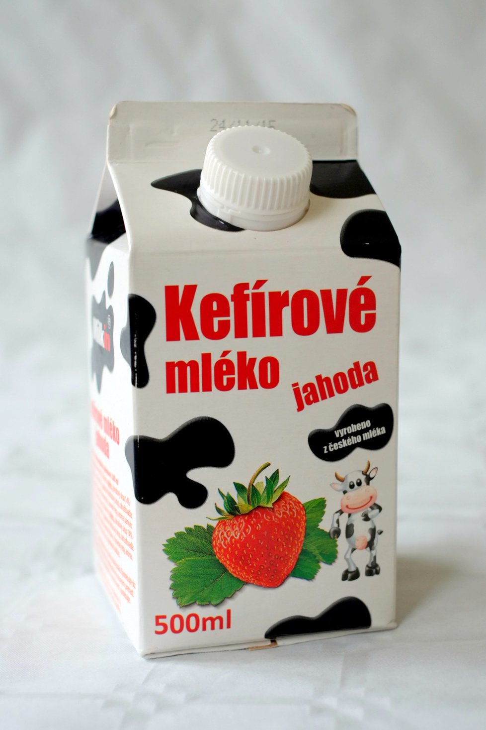 Kefírové mléko Milkin jahoda
