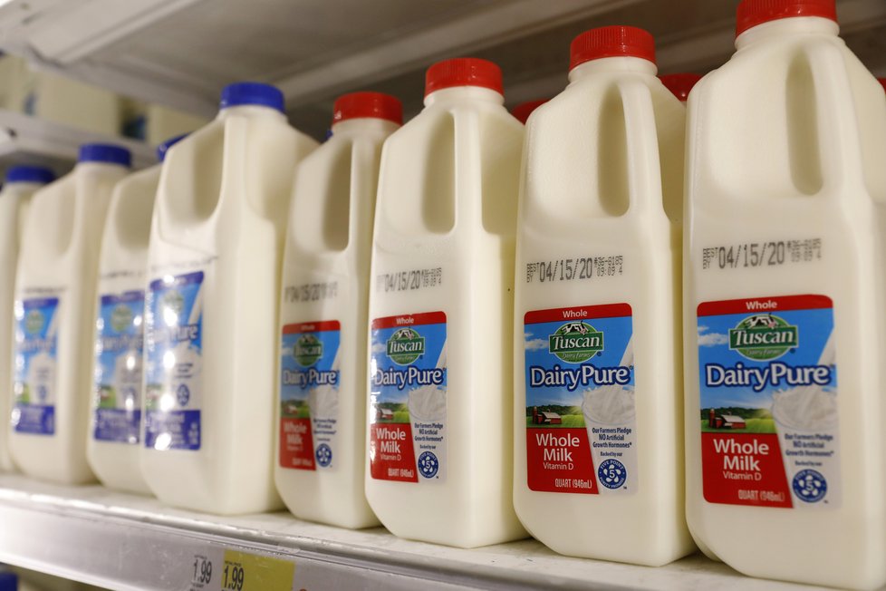Farmáři v USA řeší problém: Nemají odbyt mléka, musí ho tak vylévat.