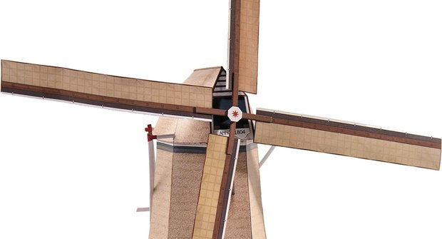 Větrný mlýn: Typická stavba Nizozemí