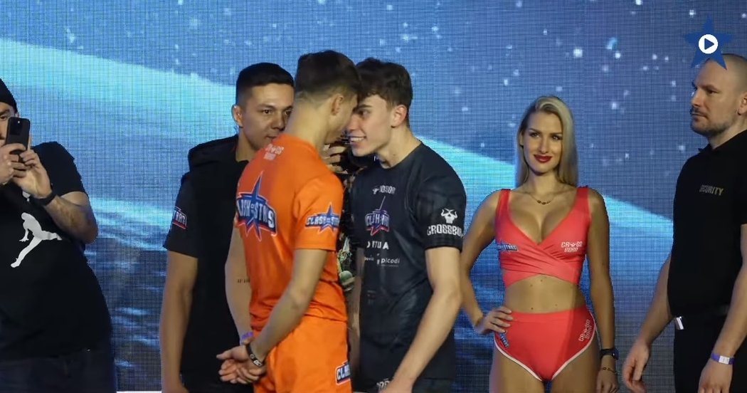 Aktéři prvního zápasu na Clash of the Stars: Erik Víšek a David Krbaš