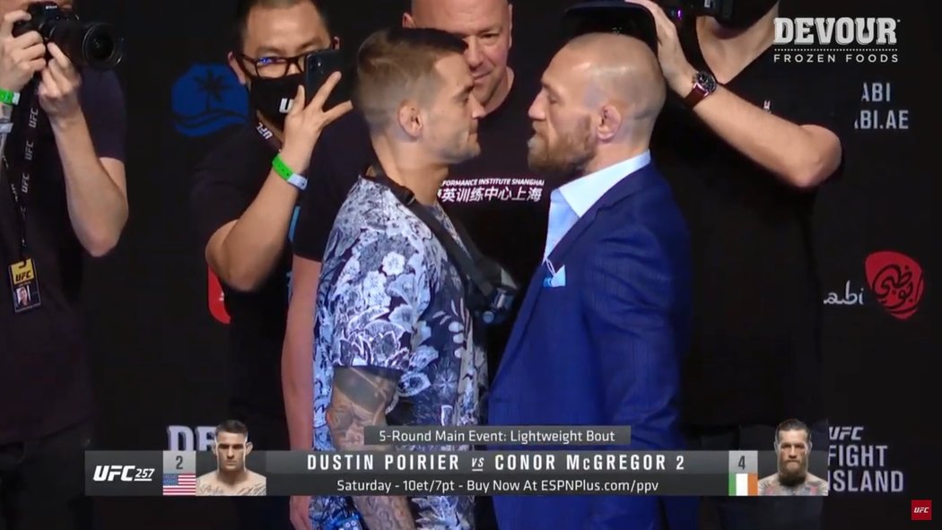 Tváří v tvář: Dustin Poirier vs. Conor McGregor