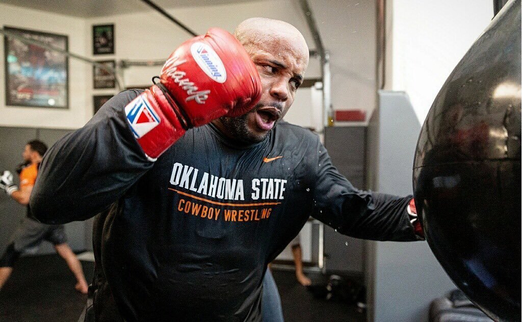 Daniel Cormier během tréninku