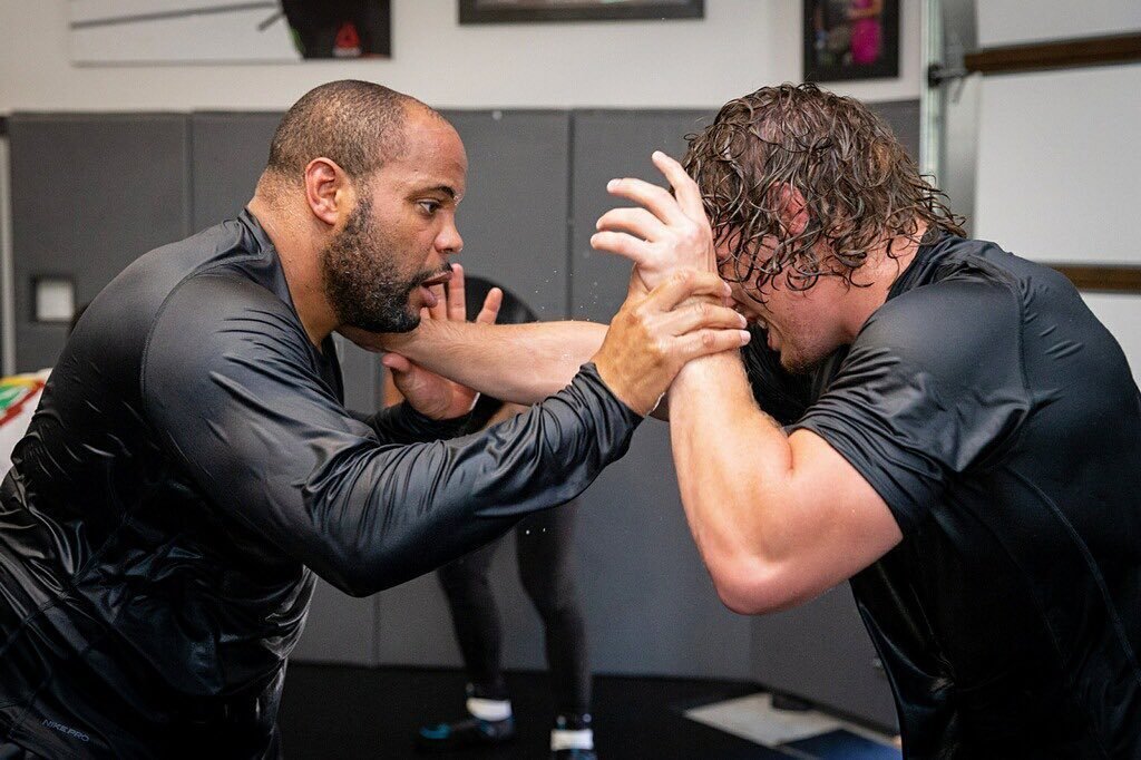 Daniel Cormier během tréninku