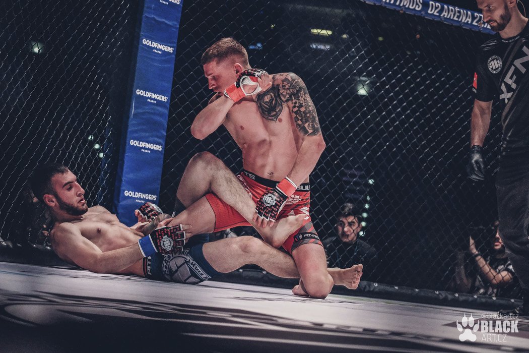 MMA bijec David Dvořák (nahoře)