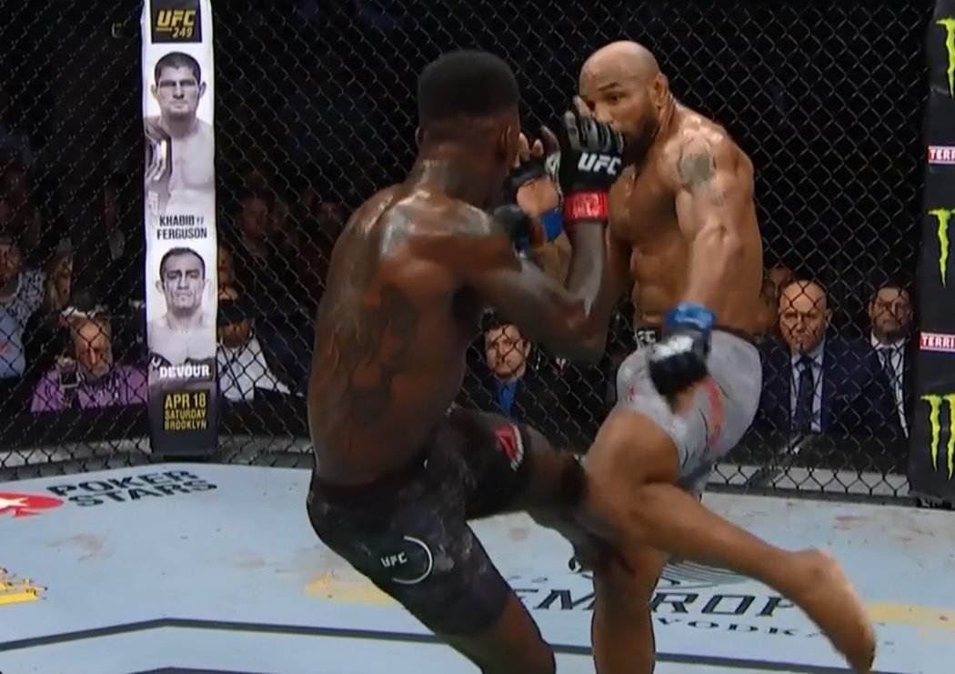 Hlavní zápas turnaje UFC 248: Israel Adesanya vs. Yoel Romero