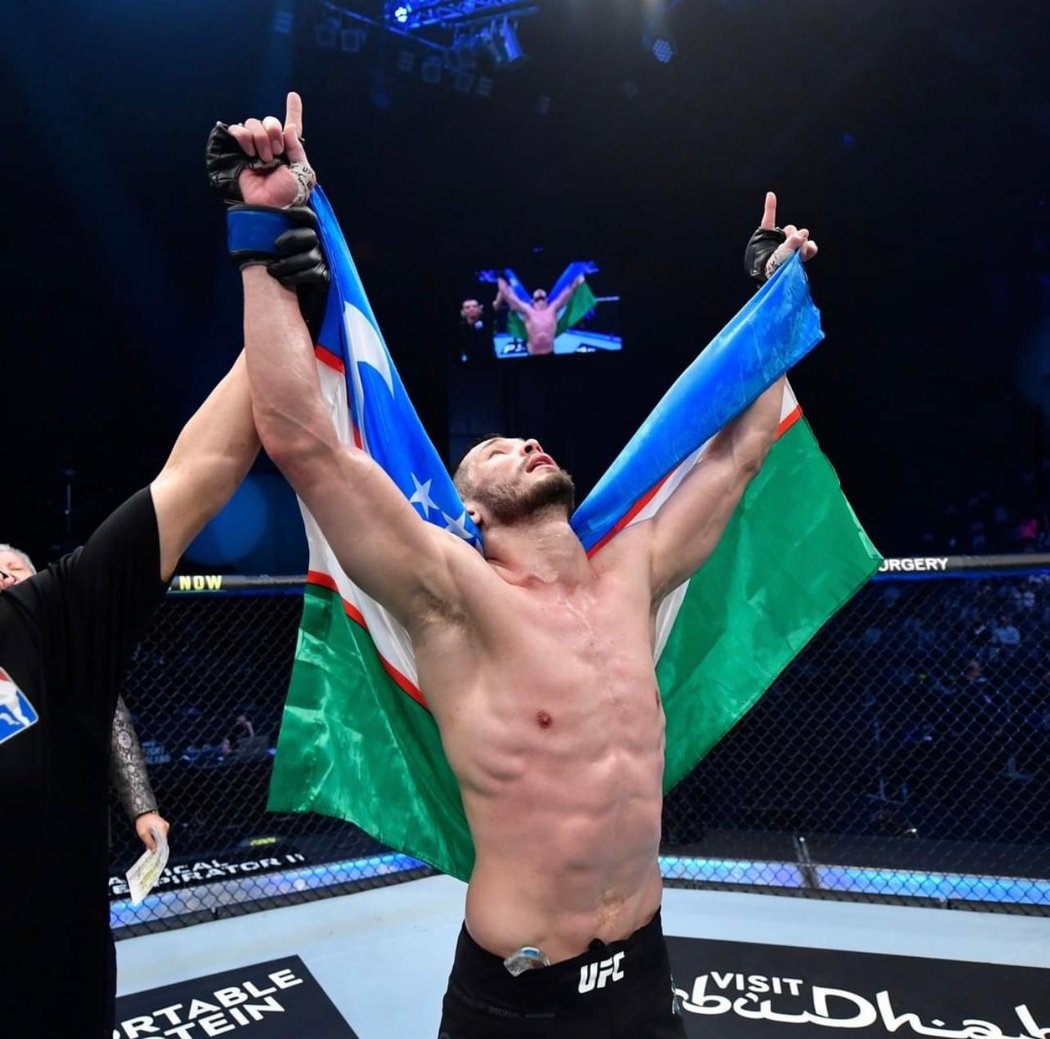 Machmud Muradov po své třetí výhře v UFC