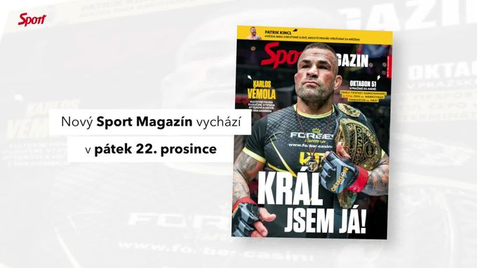 Sport Magazín: Vémola a Kincl před Oktagonem i lyžařka Soukalová Sport Magazín: Vémola a Kincl před Oktagonem i lyžařka Soukalová