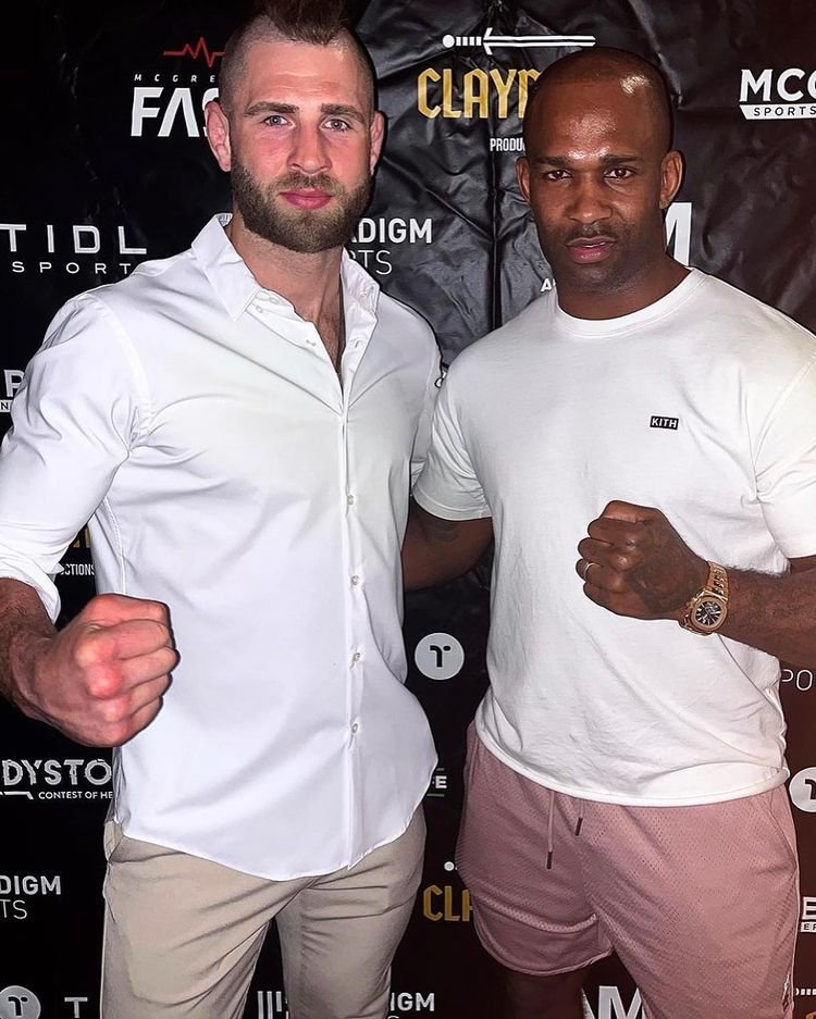 Jiří Procházka a americký MMA bojovník Jimi Manuwa