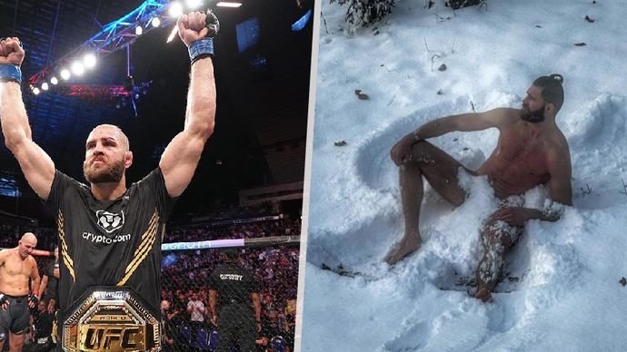 Nejlepší český MMA zápasník trénoval a dováděl ve sněhu nahý!