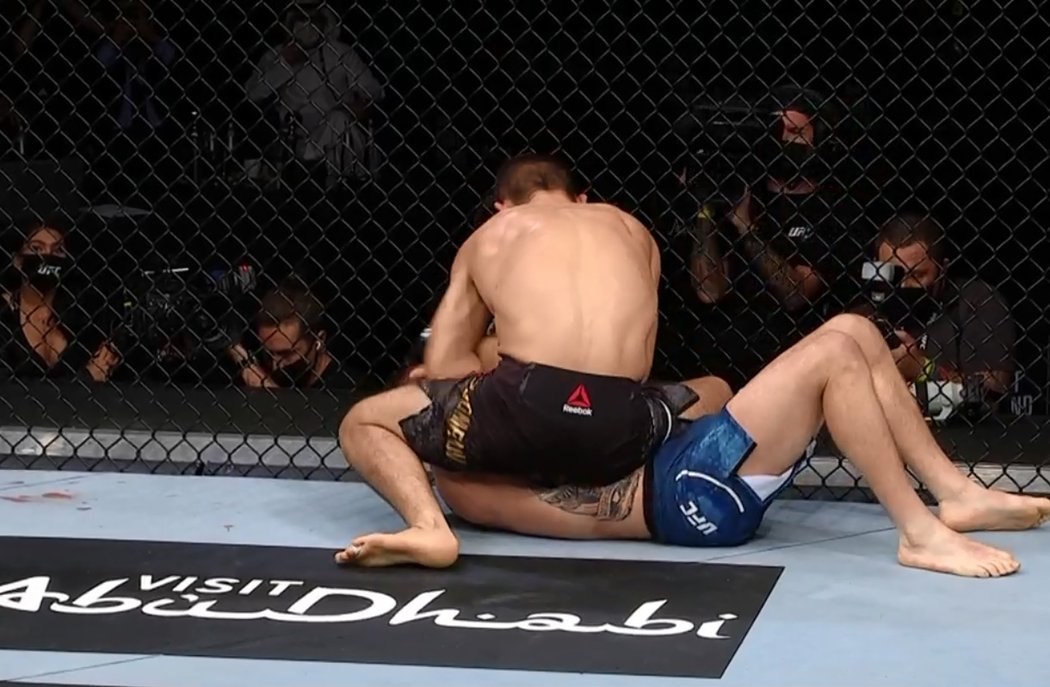 Souboj Chabib Nurmagomedov vs. Justin Gaethje na UFC 254 Abú Zabí